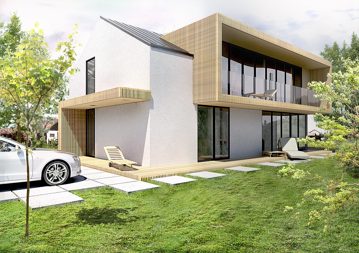 Novogradnja, moderna stanovanjska hisa G Ljubljana